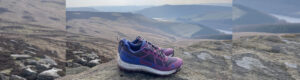 Shoes on a rock
